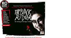 Desktop Screenshot of blackrider.novembertheatre.com