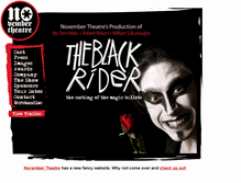 Tablet Screenshot of blackrider.novembertheatre.com